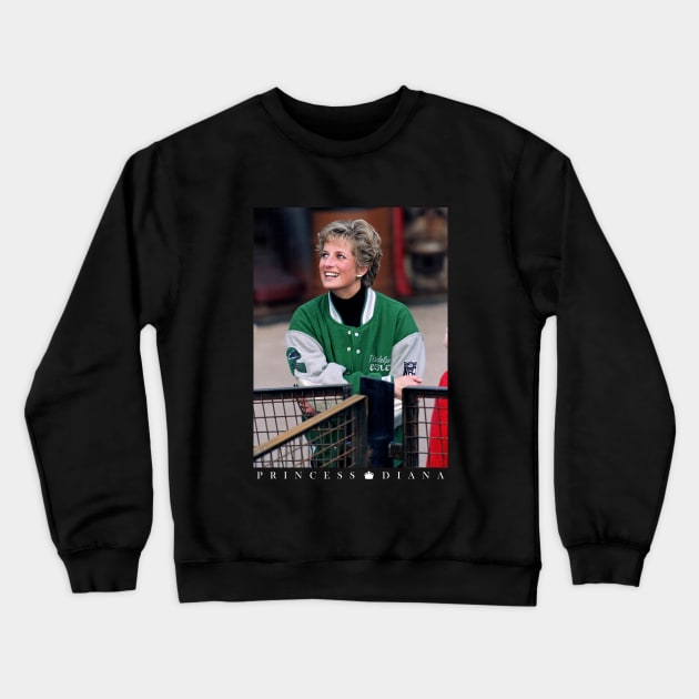 Princess Diana Eagles Jacket Crewneck Sweatshirt by Immortal Sickness